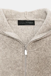 HOODED WOOL JACKET