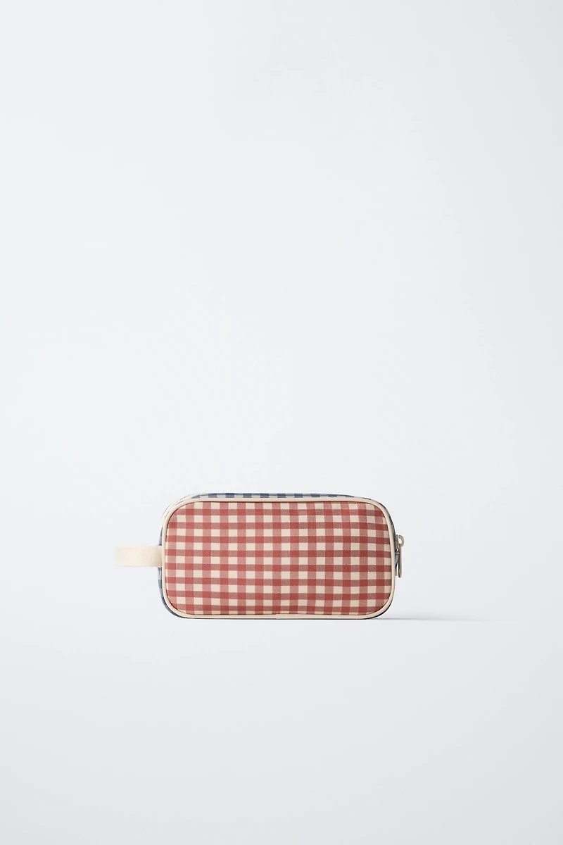 GINGHAM POUCH