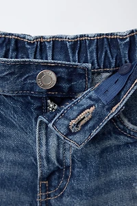 BERMUDA EN DENIM DÉCHIR