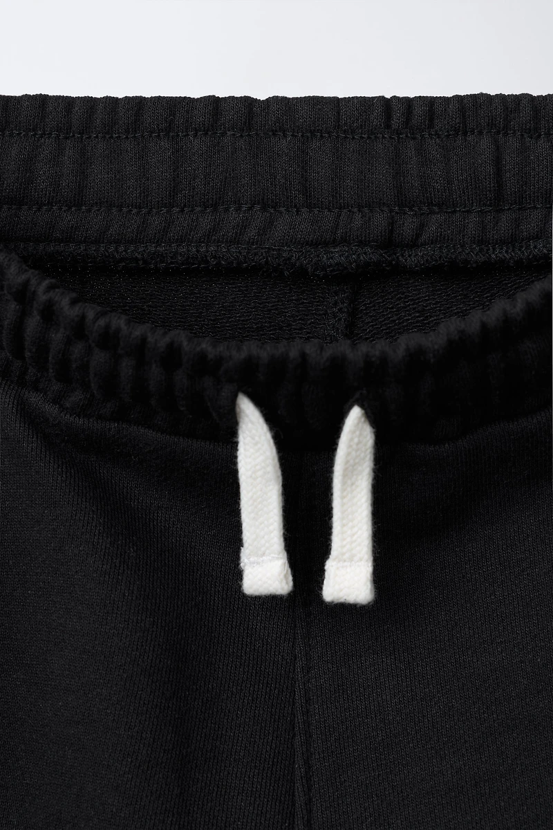 BARREL PANTS WITH LABEL
