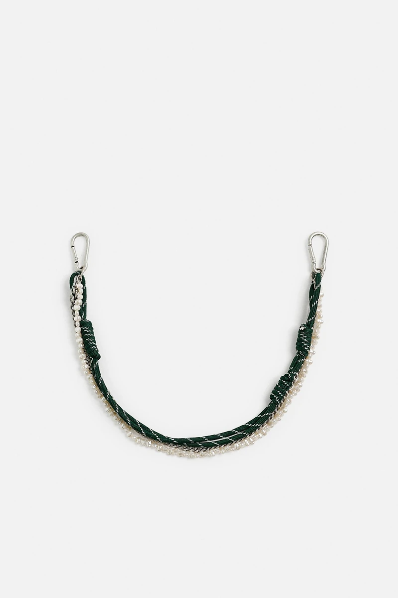 CHAÎNE COMBINÉE AVEC LACET