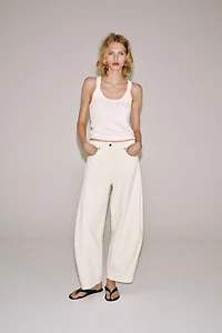 ZW COLLECTION MID-RISE BALLOON JEANS