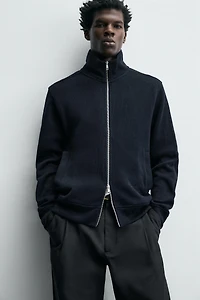 INTERLOCK RIBBED JACKET