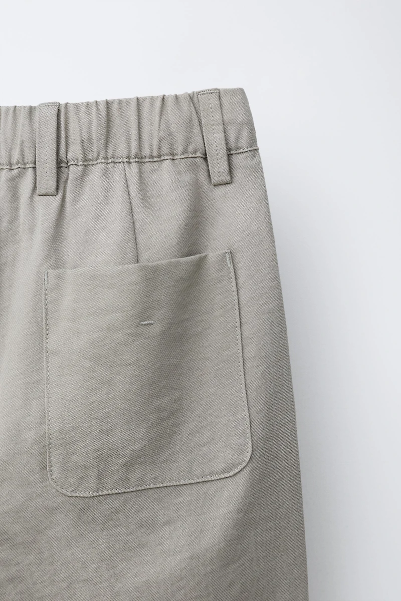 PANTALON FLUIDE À PINCES
