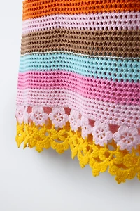 ROBE EN MAILLE CROCHET