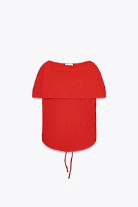 MULTI-POSITION LAYERED TEXTURED TOP