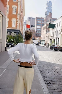 T-SHIRT COL BATEAU