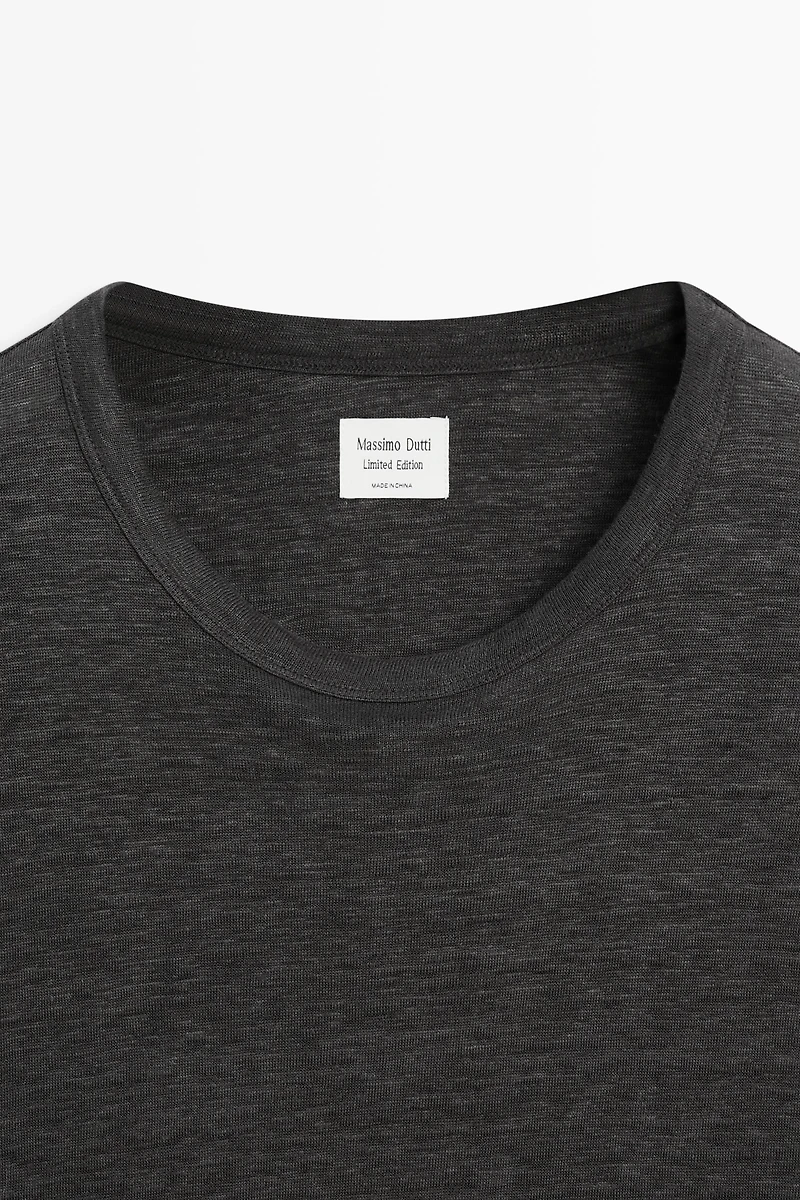 100% linen short sleeve T-shirt - LIMITED EDITION