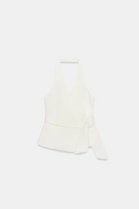 KNOTTED HALTER VEST
