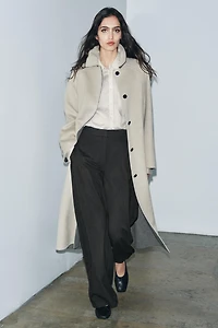 MANTEAU LONG MÉLANGE LAINE ZW COLLECTION ÉDITION LIMITÉE