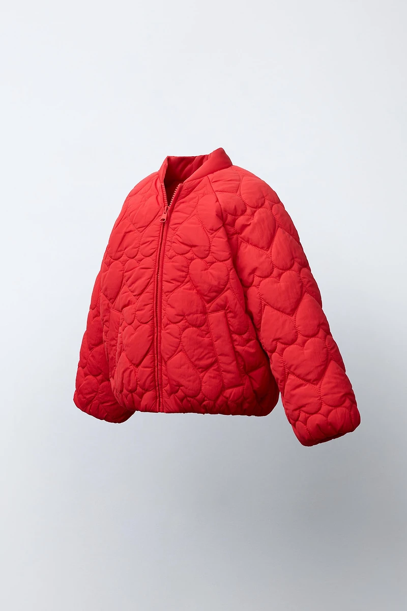 HEARTS PUFFER JACKET