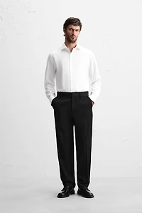 SLIM FIT TEXTURED SHIRT