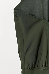 LONG HALTER DRESS