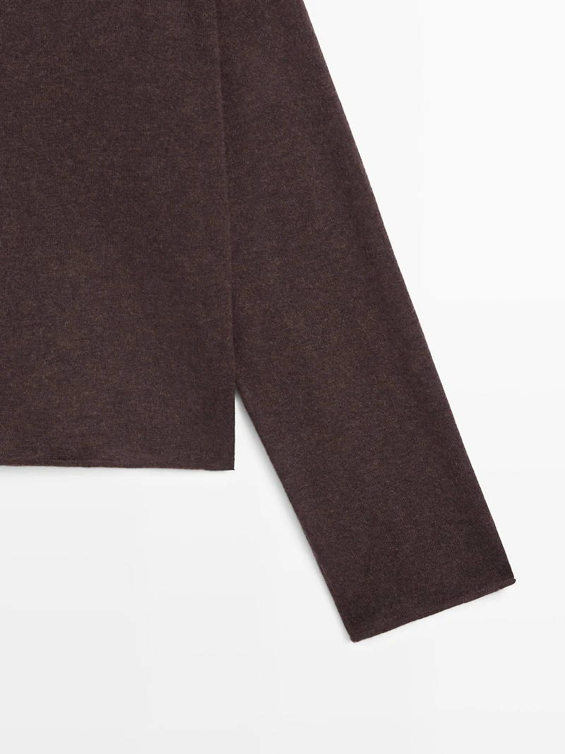 100% wool knit sweater