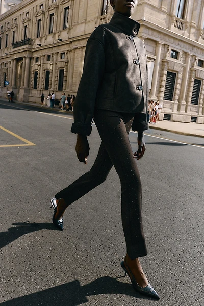 LEGGING ÉVASÉ À BRILLANTS