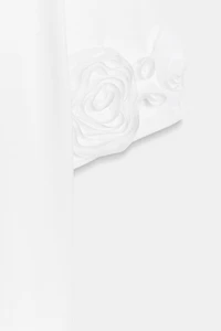 VOLUMINOUS FLORAL T-SHIRT