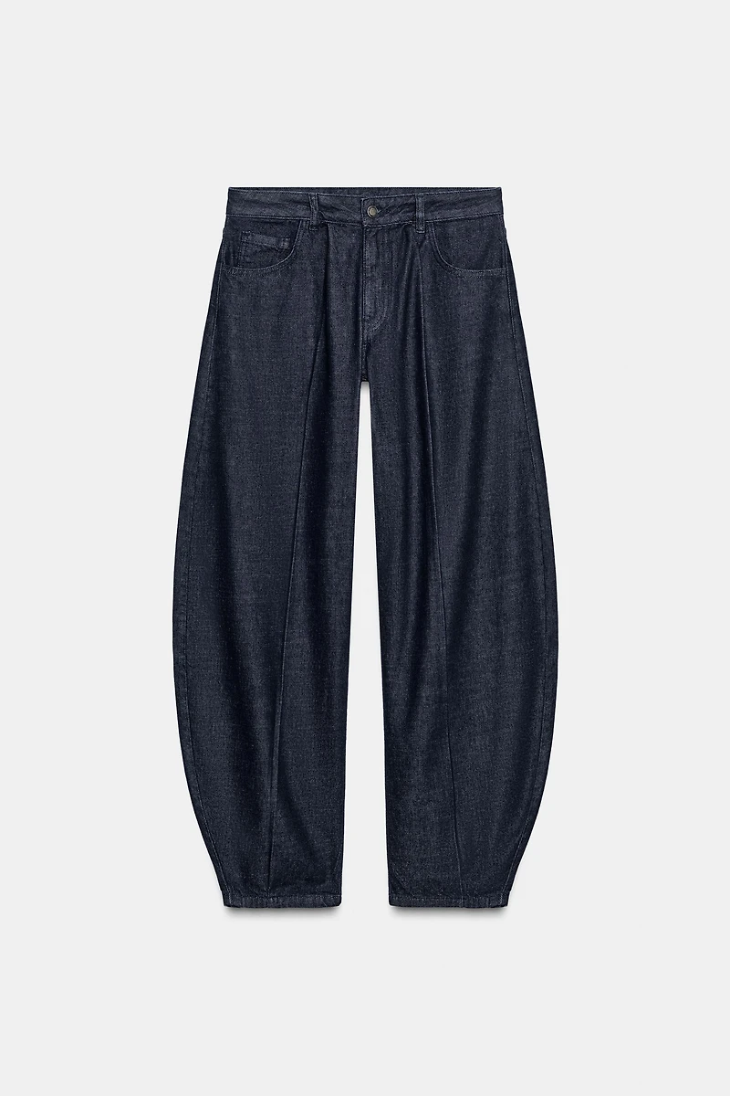 ZW COLLECTION MID-RISE BALLOON JEANS