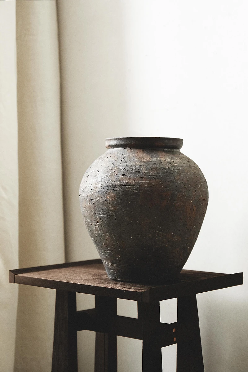 VASE CÉRAMIQUE TEXTURÉE