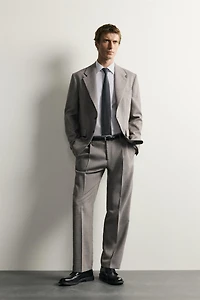 REGULAR FIT WOOL SUIT BLAZER