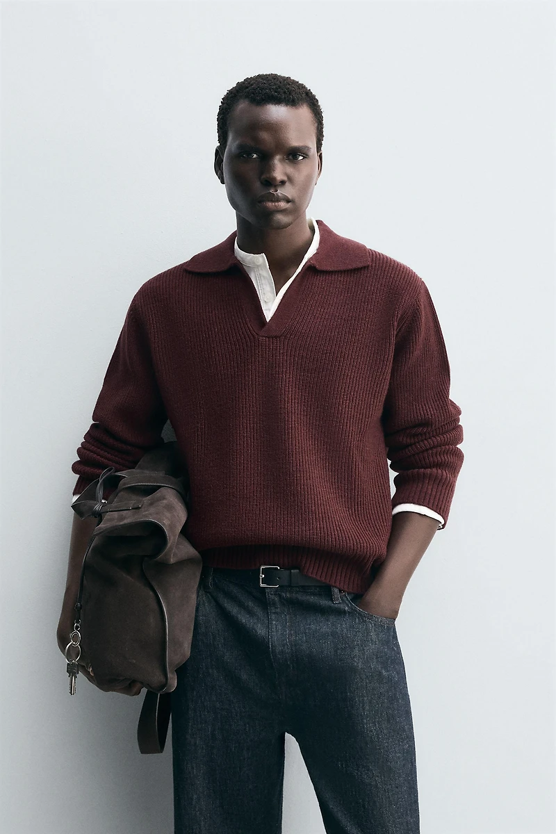 POLO EN MAILLE PERLÉE