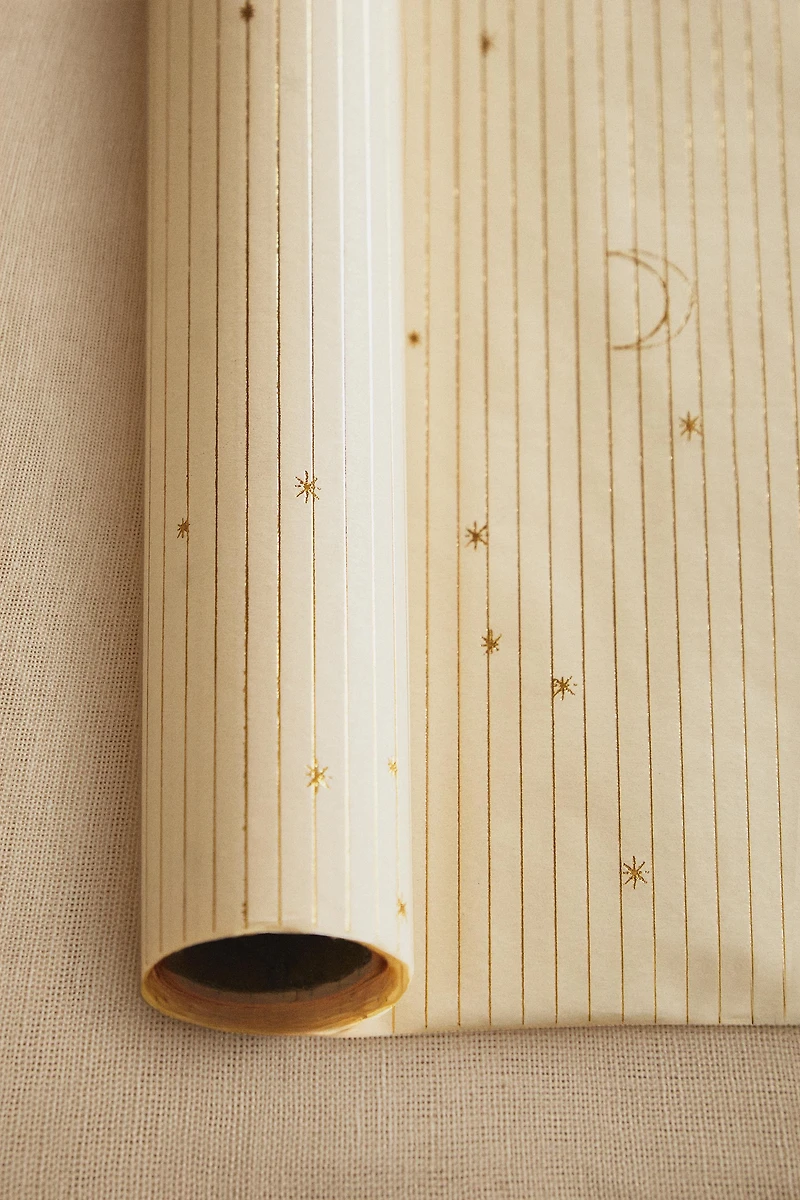 SHINY STAR CHRISTMAS WRAPPING PAPER