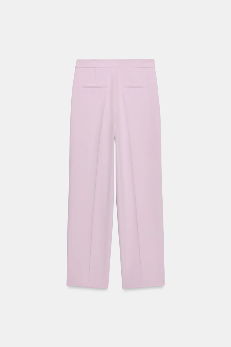 PANTALON DROIT TAILLE HAUTE