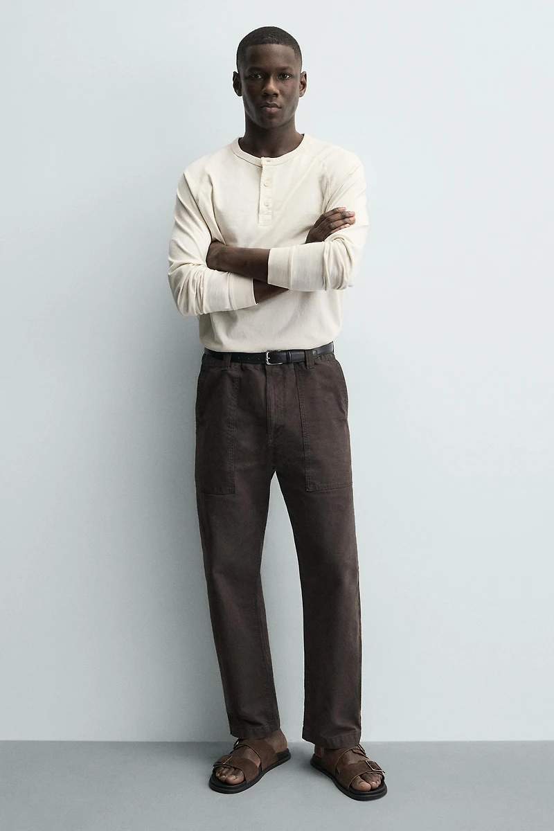 DOUBLE STRAP LEATHER SANDALS