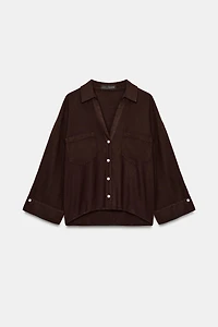 FLUID LINEN SHIRT