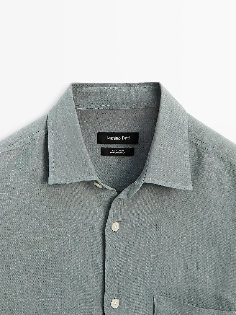 Regular fit shirt with pocket detail
