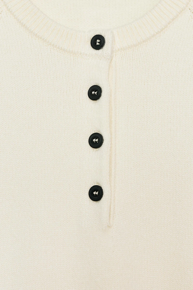 WIDE SLEEVE KNIT JUMPER