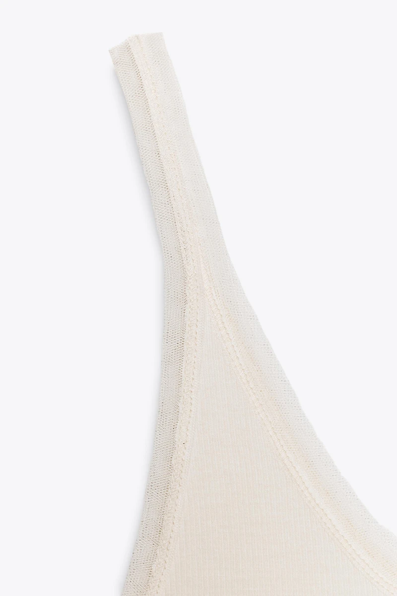 COMBINED TULLE T-SHIRT