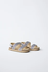 STRIPED SANDALS