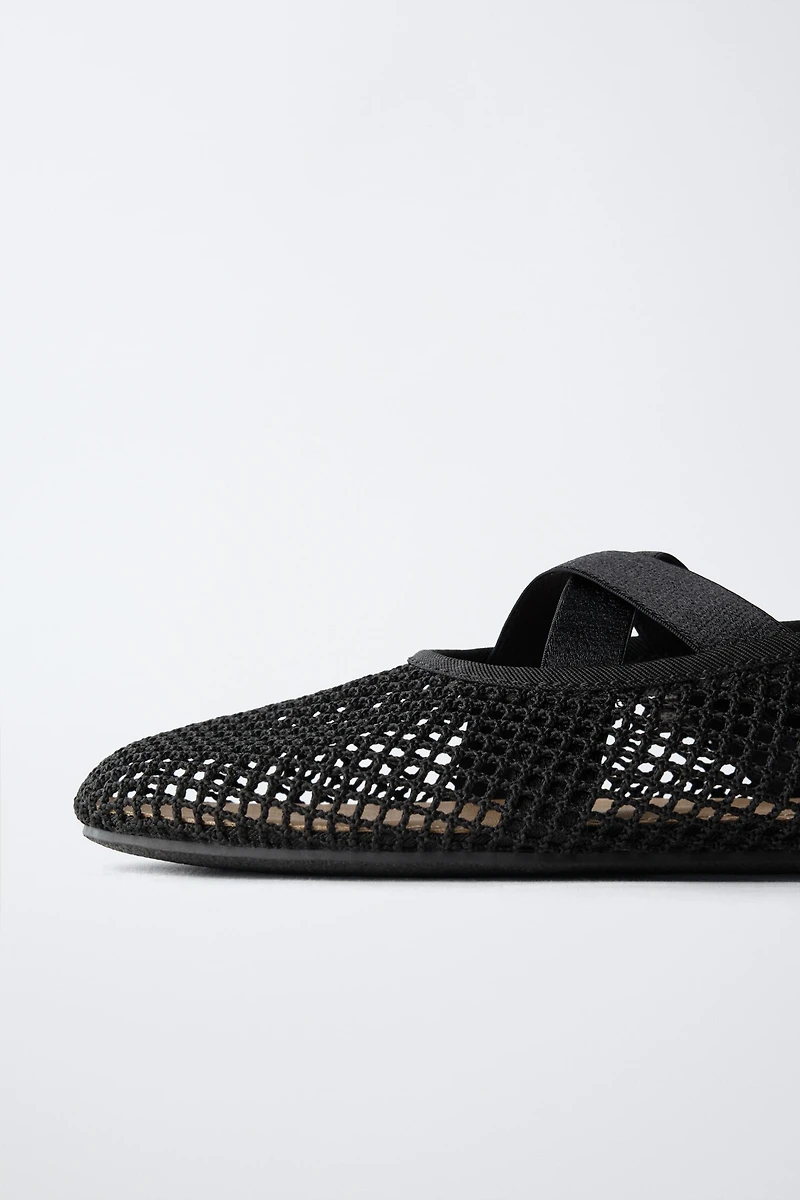 MESH BALLET FLATS
