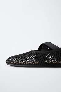MESH BALLET FLATS