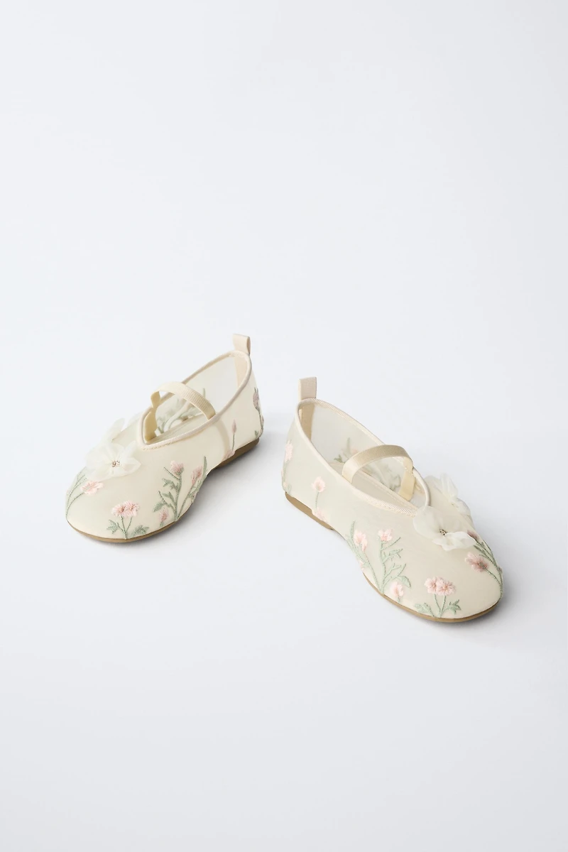 FLORAL BALLET FLATS