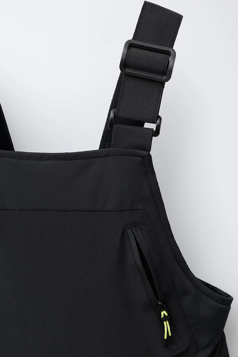 LONG WATER RESISTANT AND WINDPROOF BIB OVERALLS RECCO® SYSTEM SKI COLLECTION