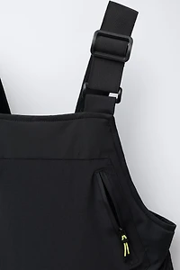 LONG WATER RESISTANT AND WINDPROOF BIB OVERALLS RECCO® SYSTEM SKI COLLECTION