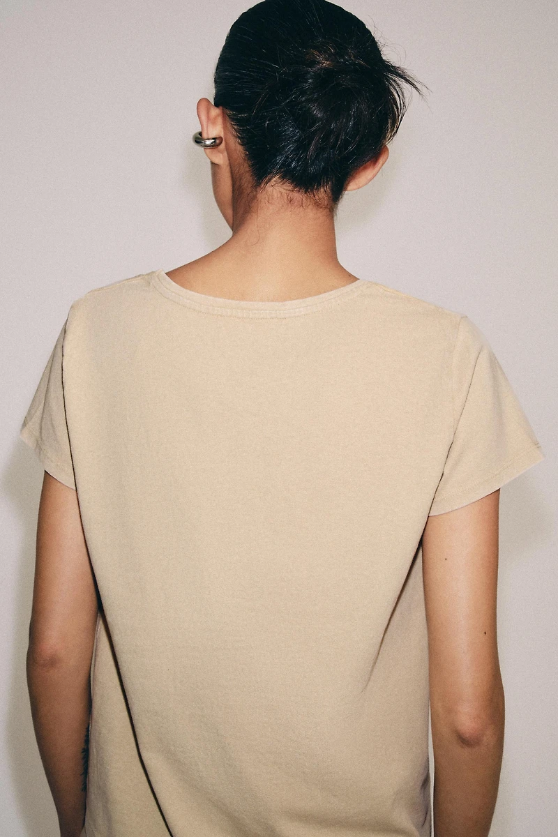 COTTON SHORT SLEEVE T-SHIRT