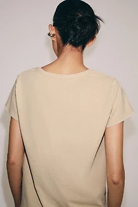 COTTON SHORT SLEEVE T-SHIRT