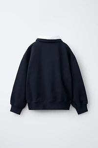 SWEAT À COL DOUBLE