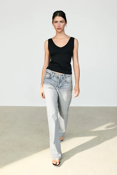 Cotton blend tank top