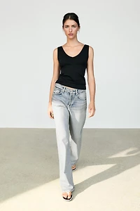 Cotton blend tank top