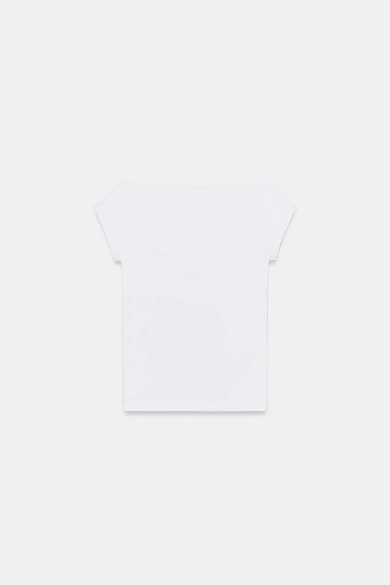 T-SHIRT COL BATEAU