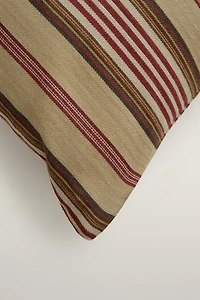 HOUSSE DE COUSSIN COTON RAYURES TEXTURÉES | KATHARINE POLE