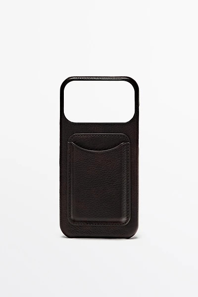 Coque iPhone 17 Pro Max en cuir nappa