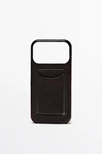 Coque iPhone 17 Pro Max en cuir nappa