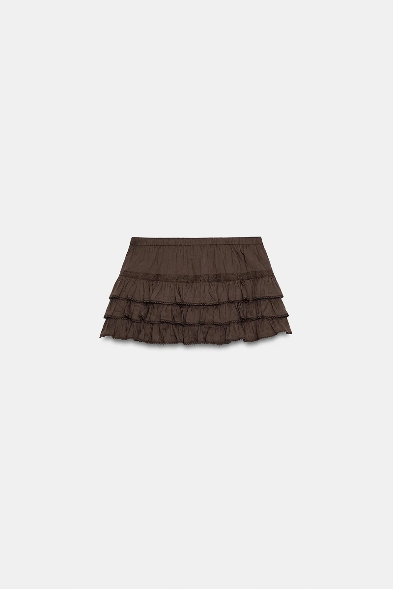 RUFFLED SKORT