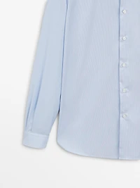 Chemise slim à micro-rayures