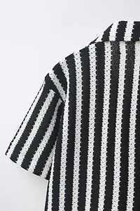 STRIPED KNIT SHIRT