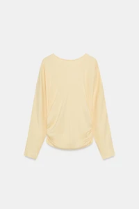 T-SHIRT DRAPÉ LATÉRAL